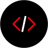 Application Platform icon showing coding brackets